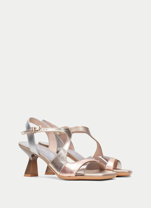 sandalias tacón danielle metals