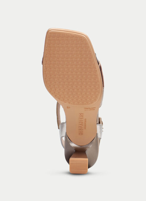 sandalias tacón danielle metals