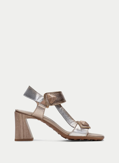 sandalias tacón miami metals