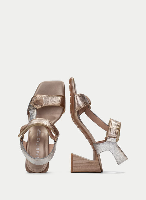 sandalias tacón miami metals