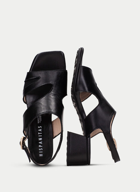 sandalias tacón dallas noir