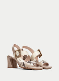 outlet sandale-mit-absatz miami snake-taupe - hispanitas