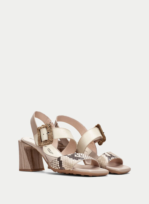 sandalias tacón miami snake-taupe