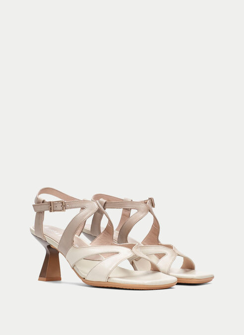 sandalias tacón danielle taupe-latte