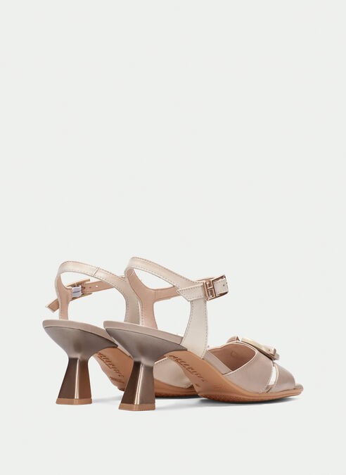 sandalias tacón danielle taupe-latte