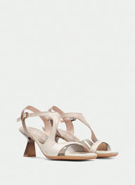 outlet sandale-mit-absatz danielle taupe-latte - hispanitas