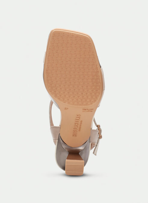 sandalias tacón danielle taupe-latte