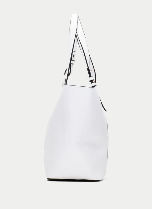 shopper bag  blanche-noir