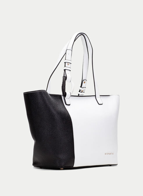shopper bag  blanche-noir