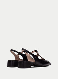 outlet t-strap oporto noir - hispanitas