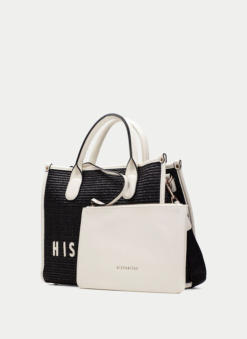tote  noir-blanche
