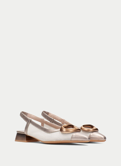 zapatos planos dali blanche-champagne