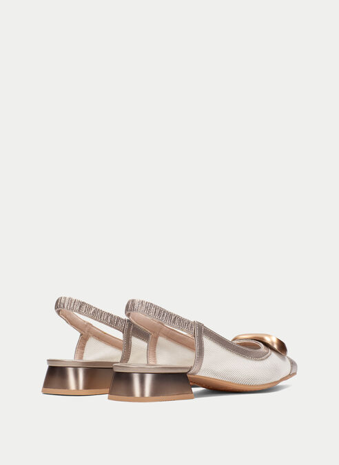 zapatos planos dali blanche-champagne