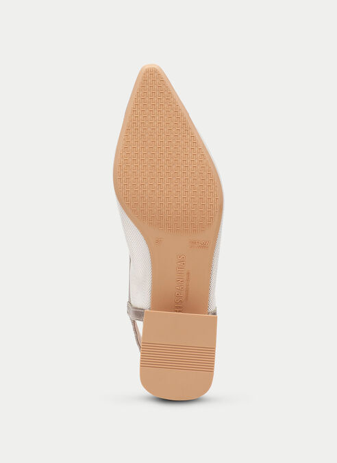 zapatos planos dali blanche-champagne