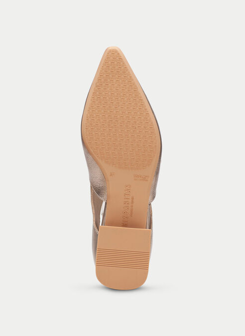 zapatos planos dali champagne