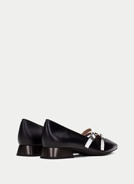 outlet flache-schuhe dali schwarz - hispanitas