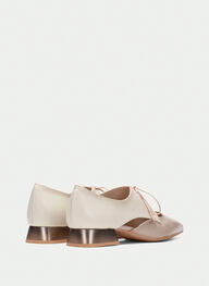 outlet flache-schuhe dali taupe-latte - hispanitas