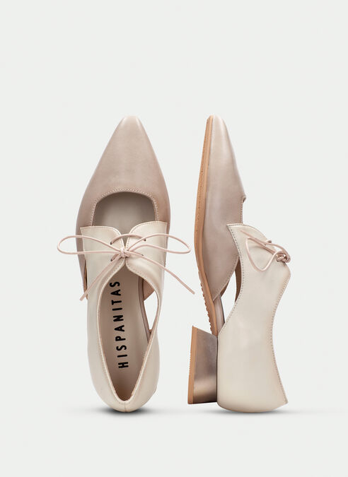 zapatos planos dali taupe-latte