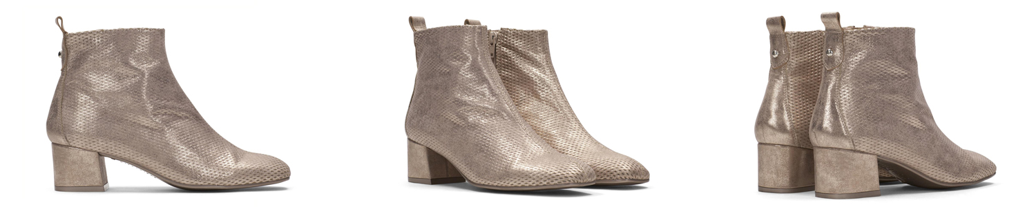 Botin dorado mujer