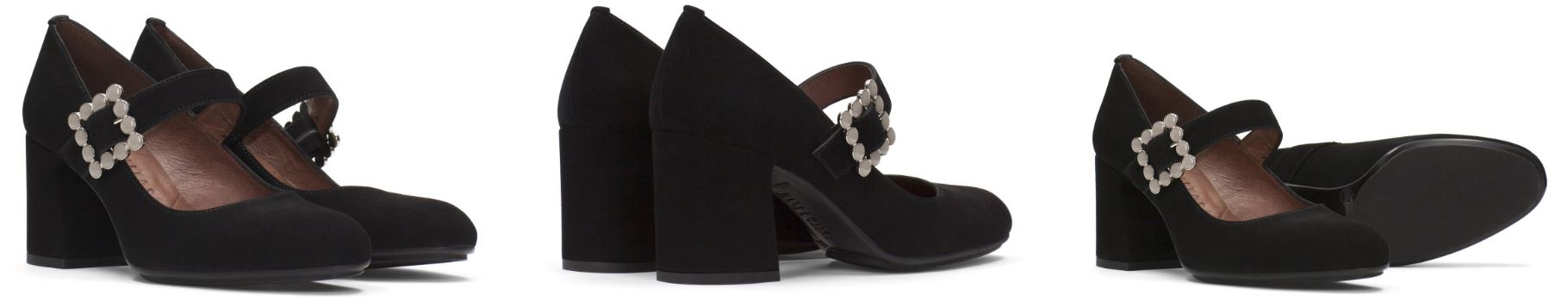 zapato tacon negro