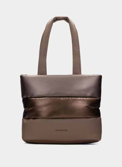 bolso de hombro Taupe