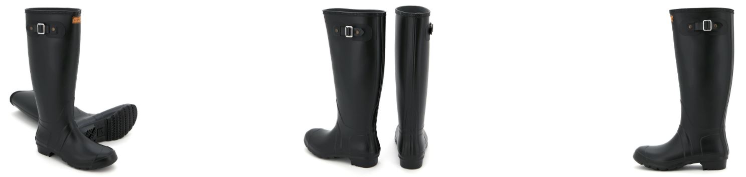 botas agua negras