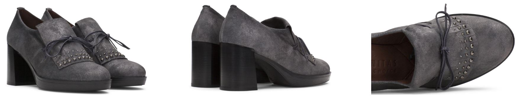 mocasines grises