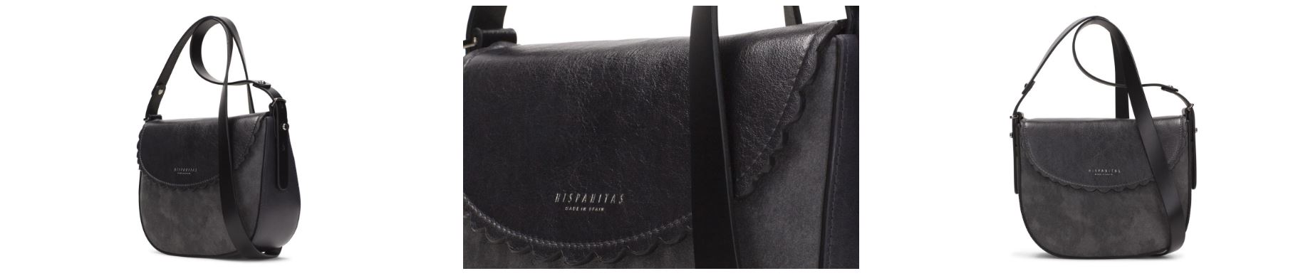 bolso bandolera gris