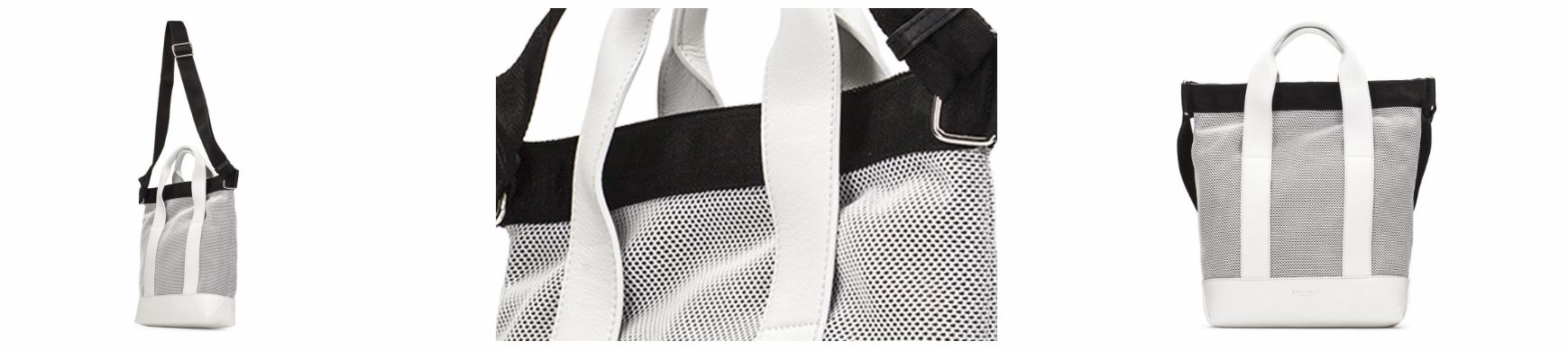 shopping bag blanco plata