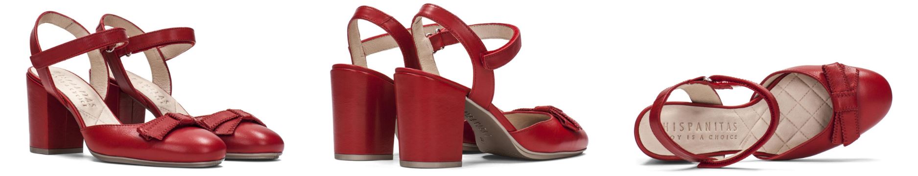 zapato tacon rojo