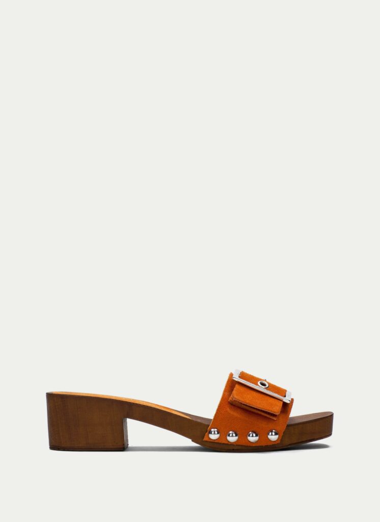 sandalias tacon coral Hispanitas