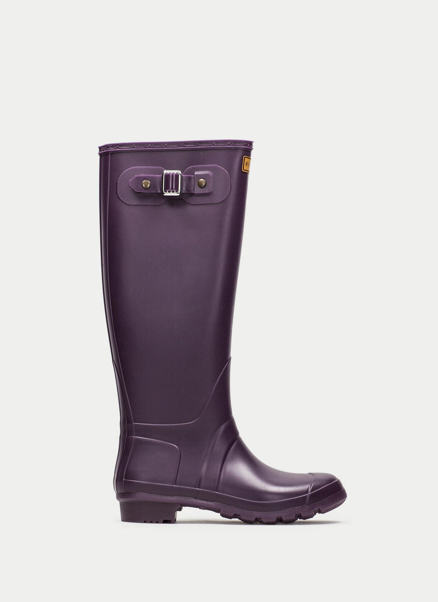 botas de agua moradas