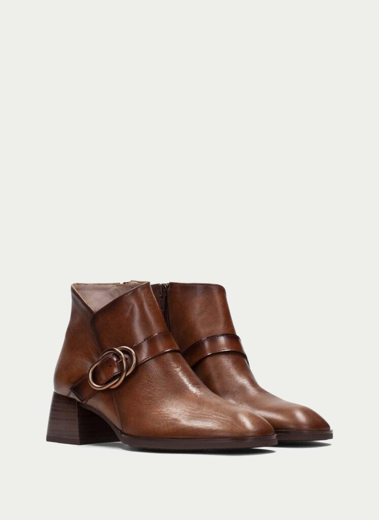 botines tacón bajo