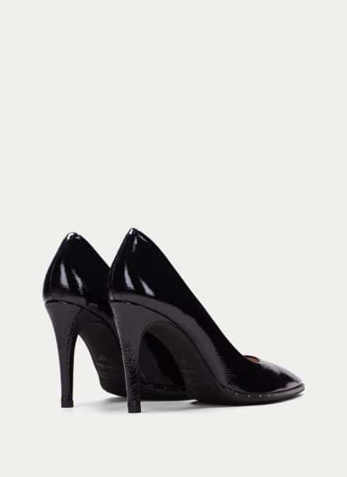 zapatos de tacon negro