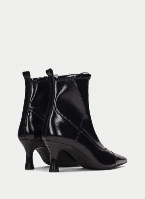 botin negro tacón