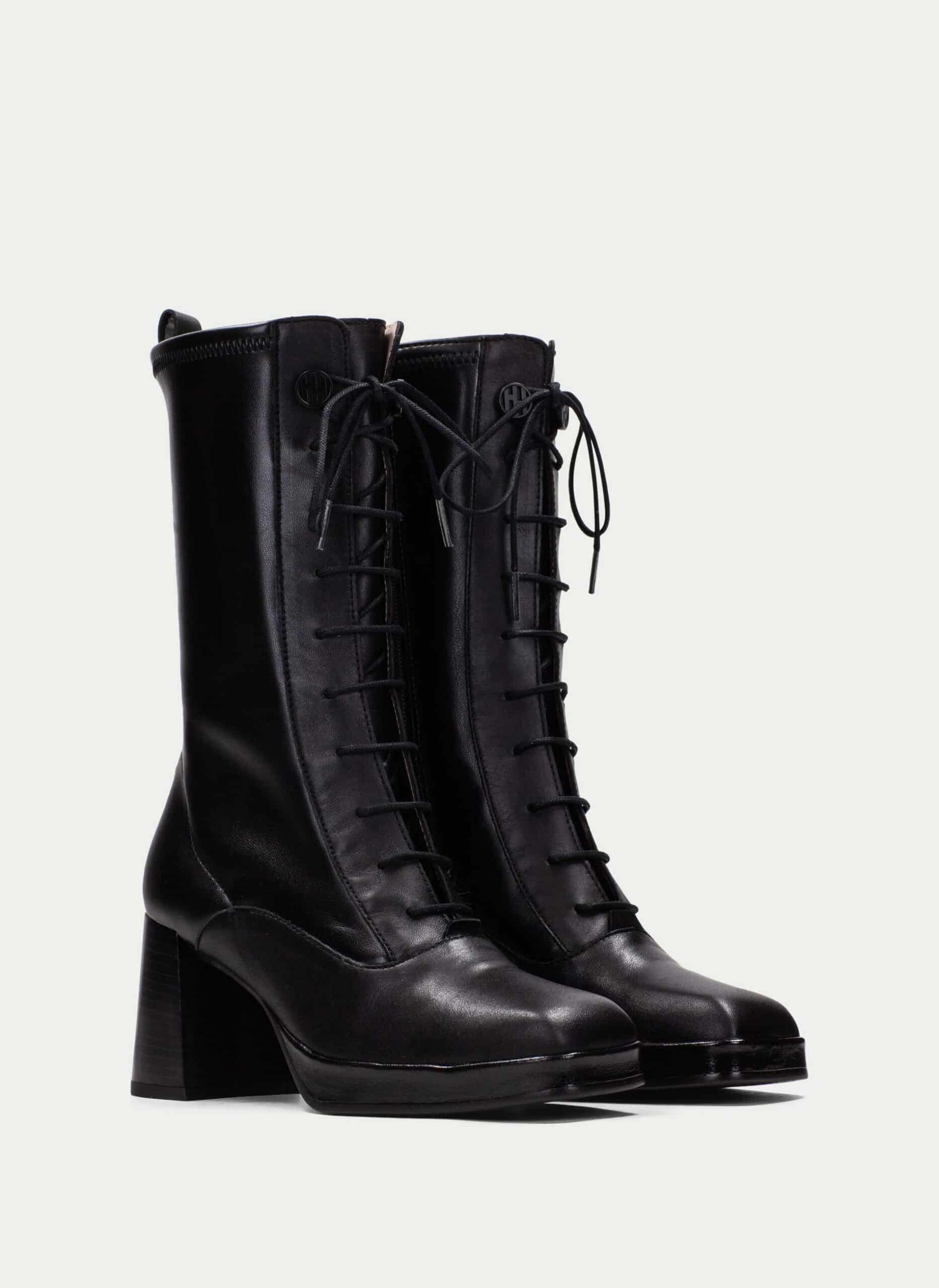 botas altas negras