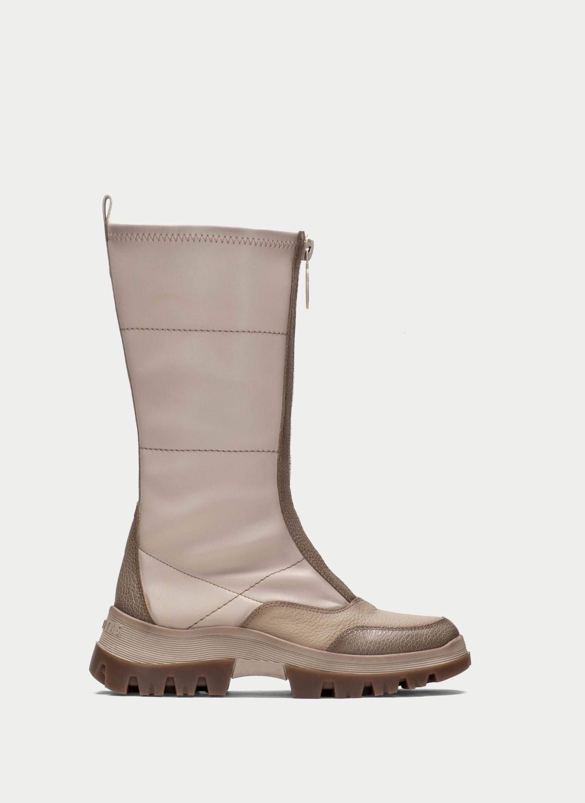 botas planas mujer