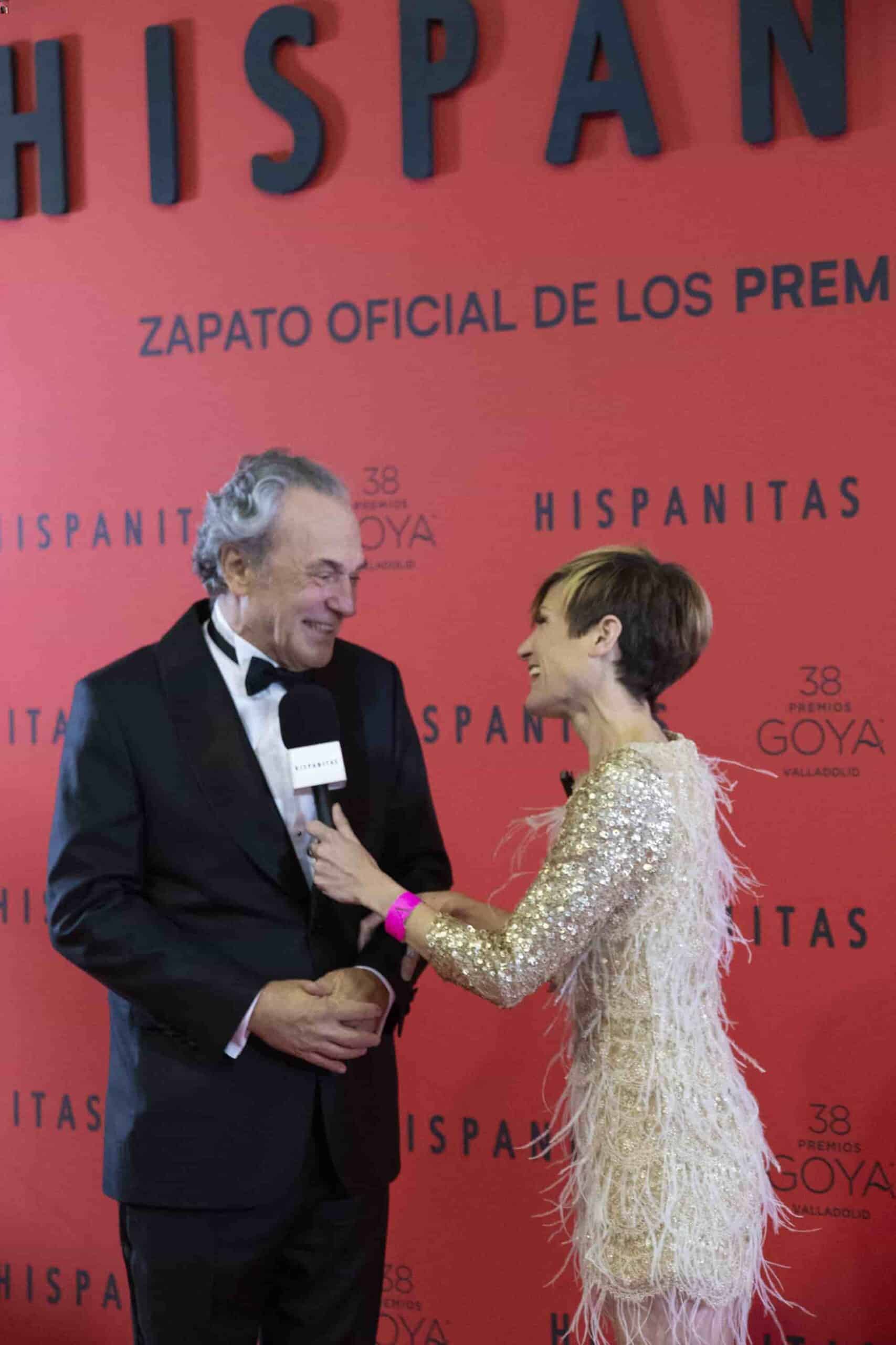 Gala de Entrevistas en los Goya 2024. Hispanitas patrocinador.