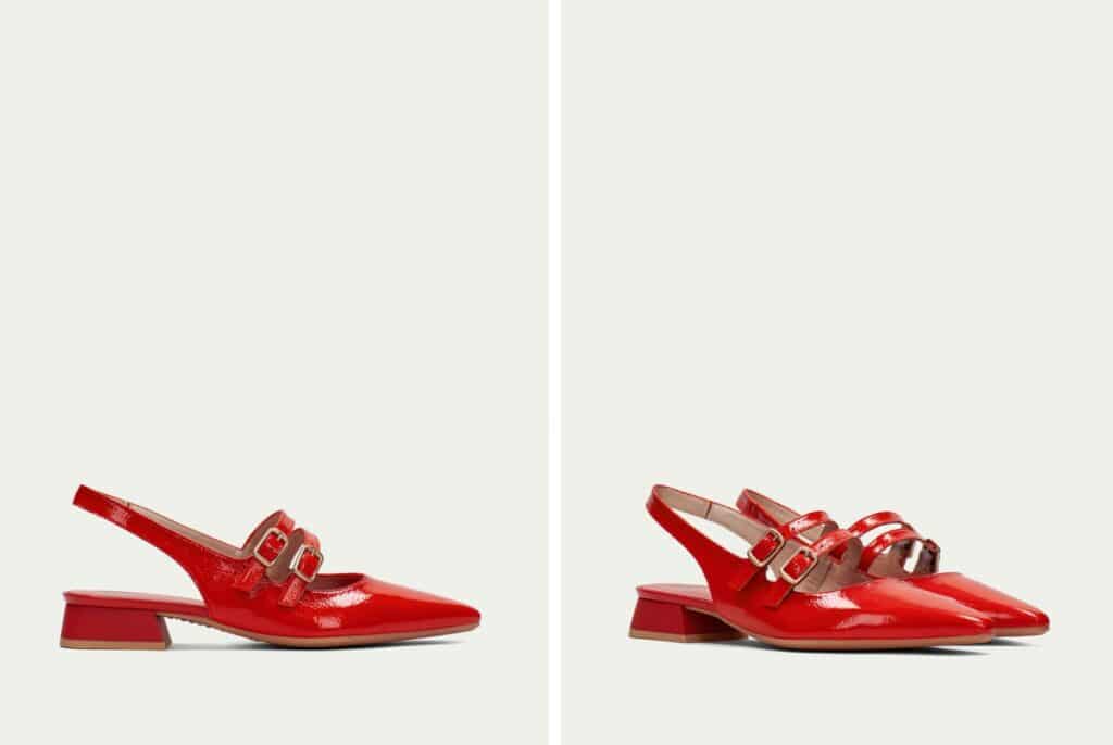 Combinaciones de zapatos planos