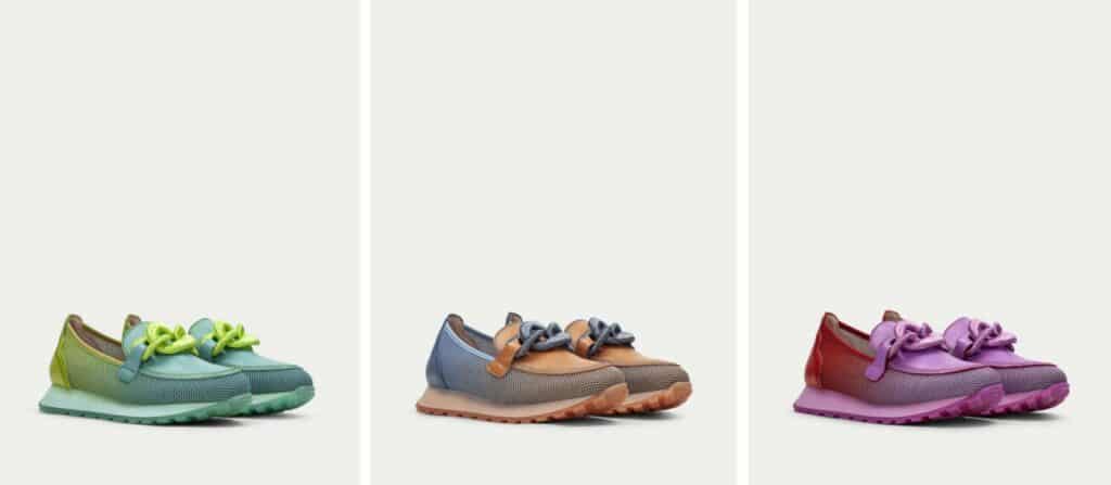 mocasines de rejilla