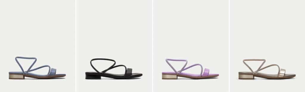 tendencias en sandalias de verano