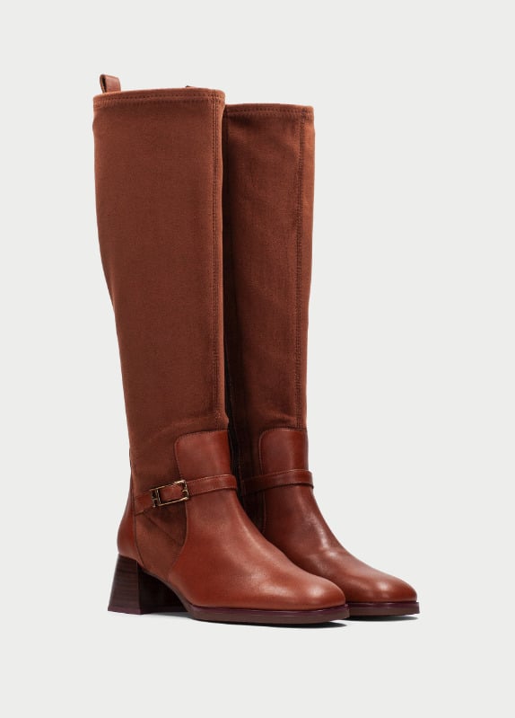 botas altas marrones