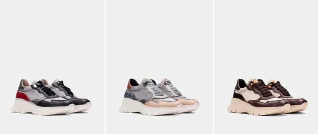 sneakers pantalón ancho