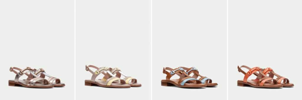 sandalias planas para verano