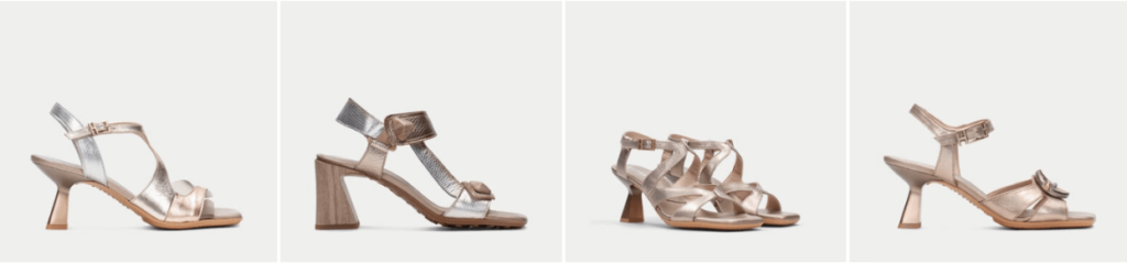 zapatos dorados